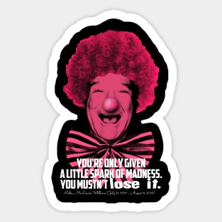 Robin Williams T-shirt style 1o1 Sticker